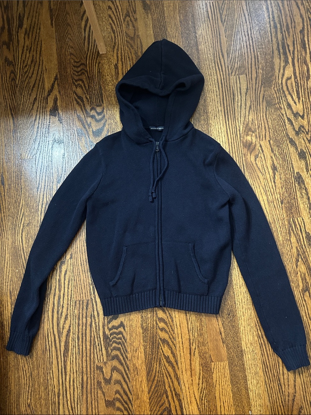 ✨ Brandy Melville Knit Zip-Up Hoodie ✨